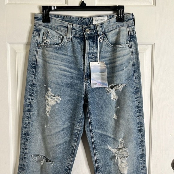 Adriano Goldschmied Alexxis Straight High Rise Vintage Fit Jeans in Brez size 26 - Picture 2 of 16